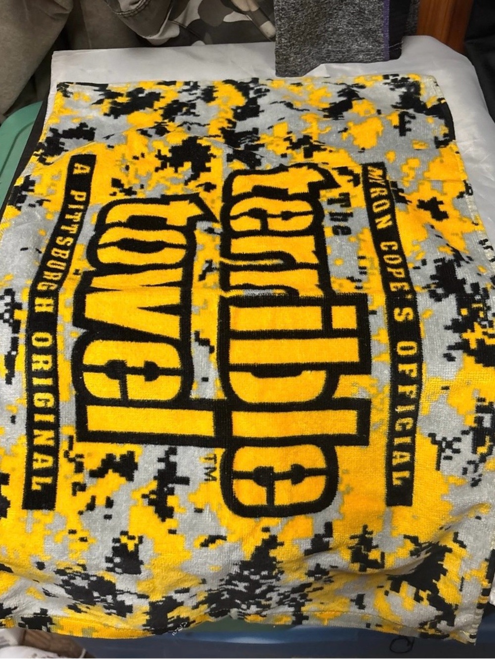 pittsburgh steelers official terrible towel. Digital Camo.